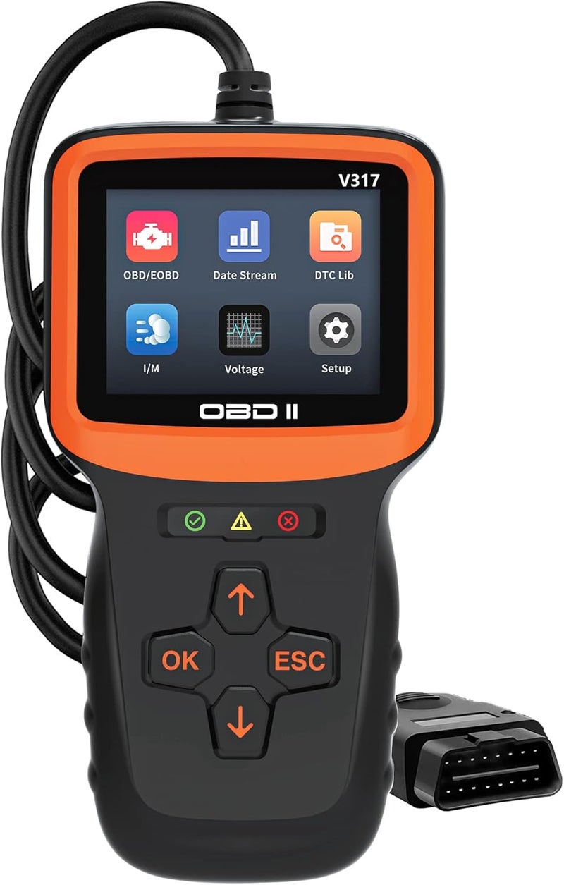 Zmoon OBD2 Scanner Diagnostic Tool, Vehicle Check Engine Code Readers with Reset & I/M Readiness & More, Car OBDII/EOBD Diagnostic Scan Tool for All Vehicles After 1996 - Image 1